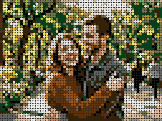 Round tiles preview